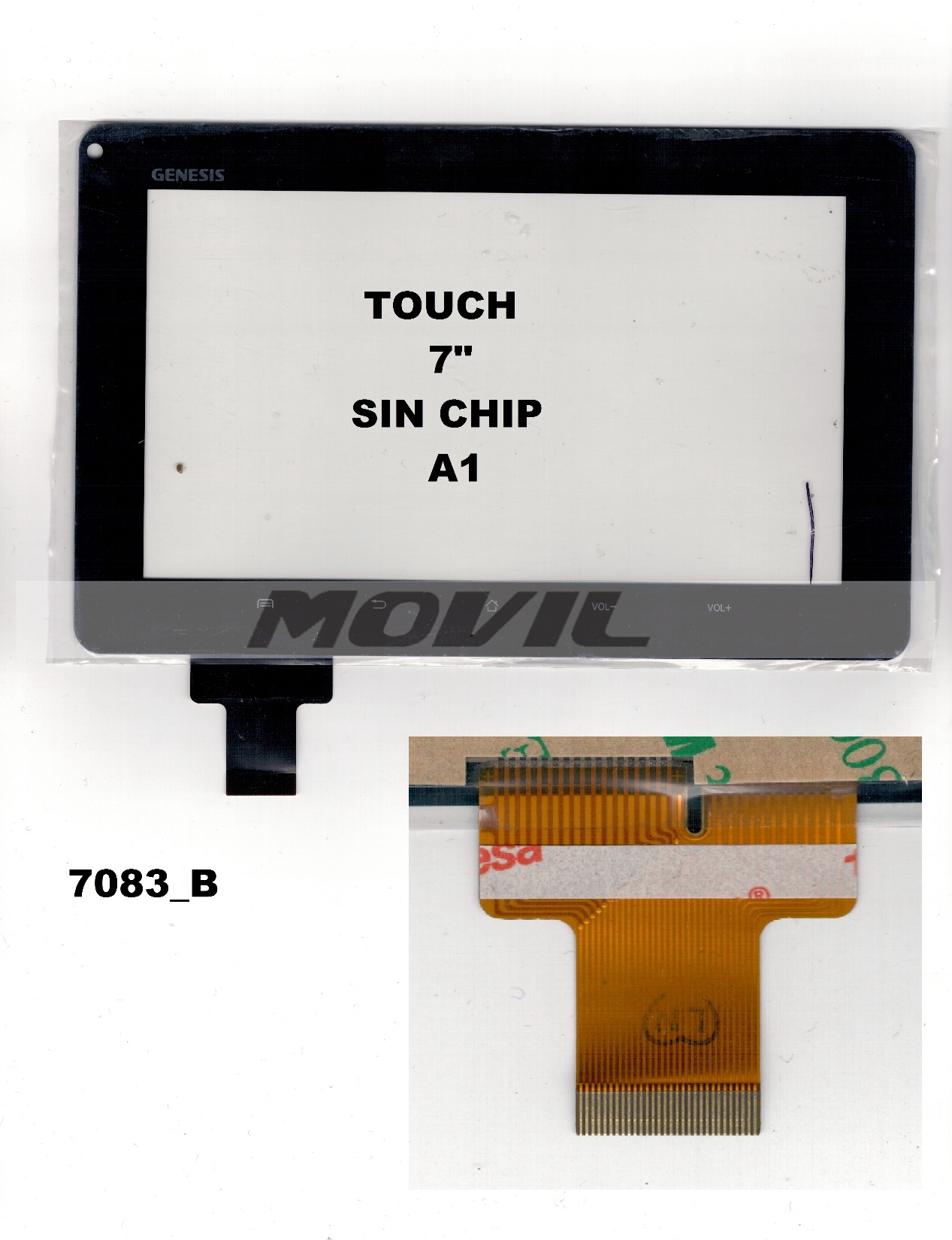 Touch tactil para tablet flex 7 inch SIN CHIP A1 7083_B